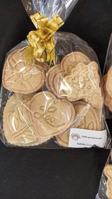 Sablés coco lots par 10