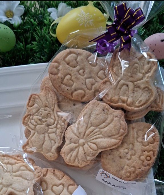 Sablés noisettes lots par 10