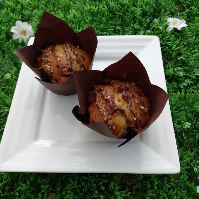 Muffins chocolat Praliné lots par 2