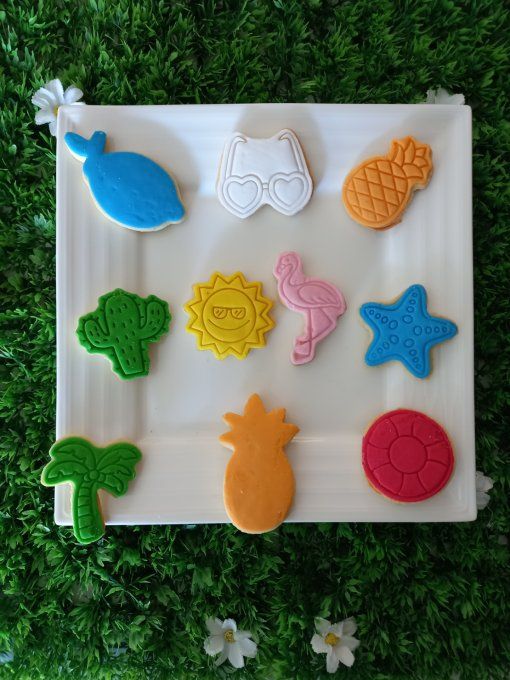 Sablés nature pâte à sucre lots par 10