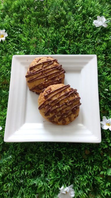 Cookies chocolat praliné lots par 2