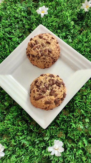 Cookies chocolat noir lots par 2