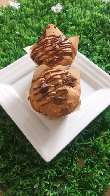 Muffins chocolat caramel lots par 2